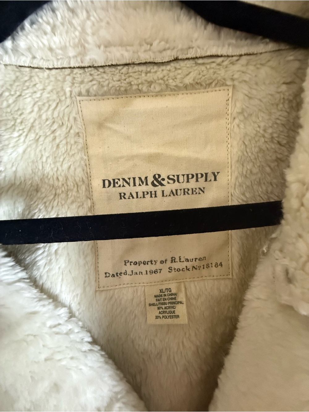 Ralph Lauren Olive Shimmer Faux-Shearling Moto Jacket - Picture 11 of 12